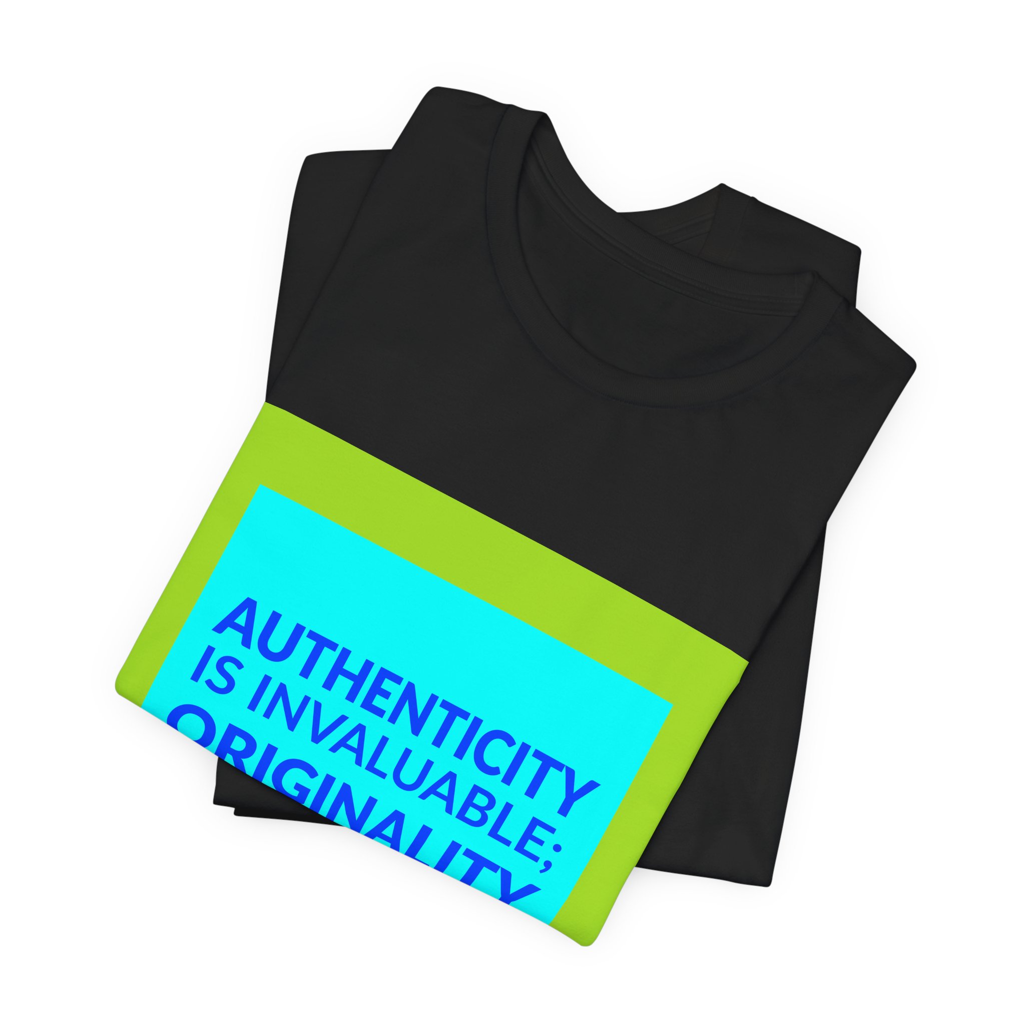 'Authenticity is Invaluable; Originality is Non-existent' — Jim Jarmusch Quote Tee | Wear Words Black-on-White Statement Shirt — Classic Tee - Image 4