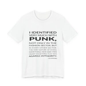 'I Identified Very Much with' — Rei Kawakubo Quote Tee | Wear Words Typographic Statement Tee — Classic Tee