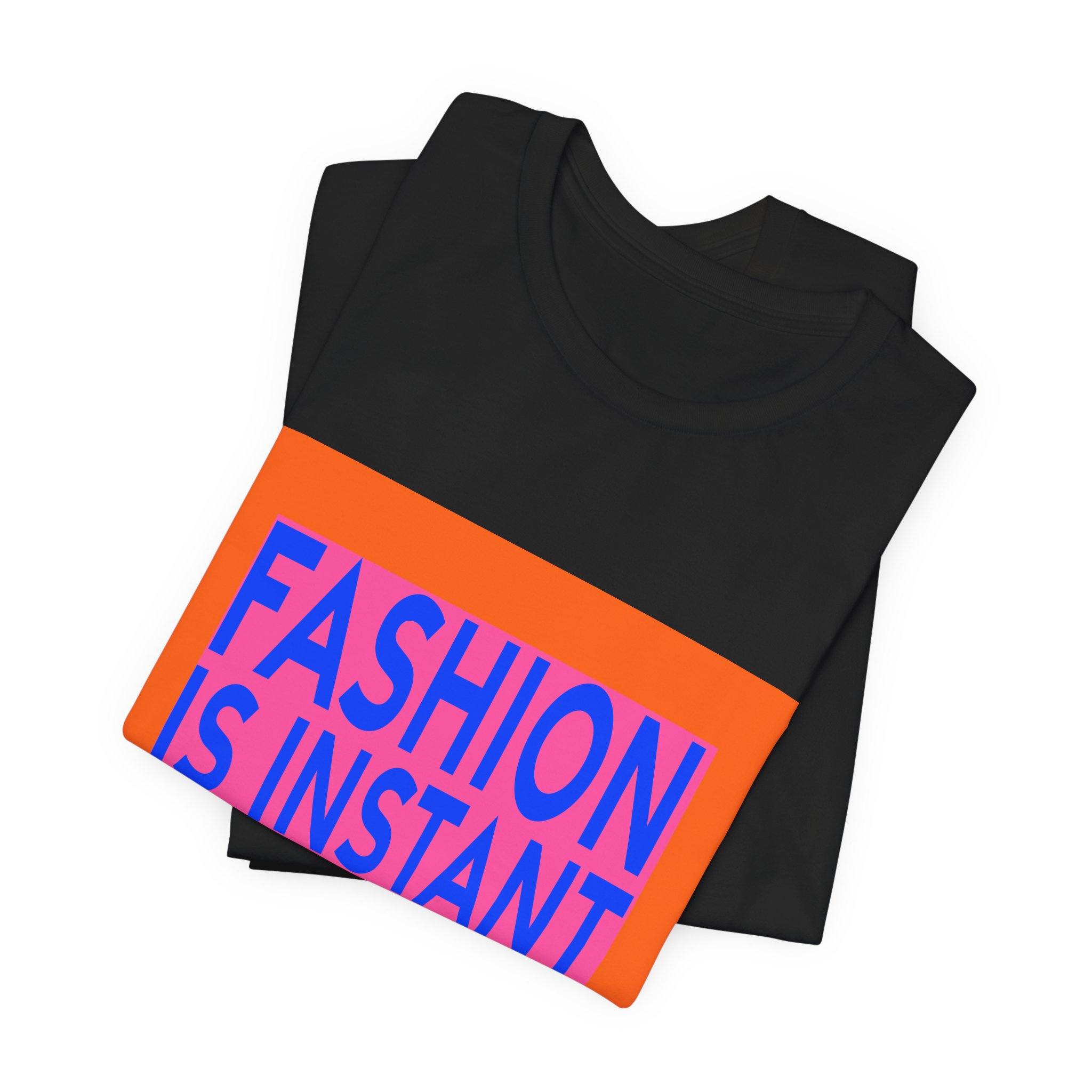 'Fashion is Instant Language' — Miuccia Prada Quote Tee | RQuéV Black-on-White Statement Shirt — Classic Tee - Image 2