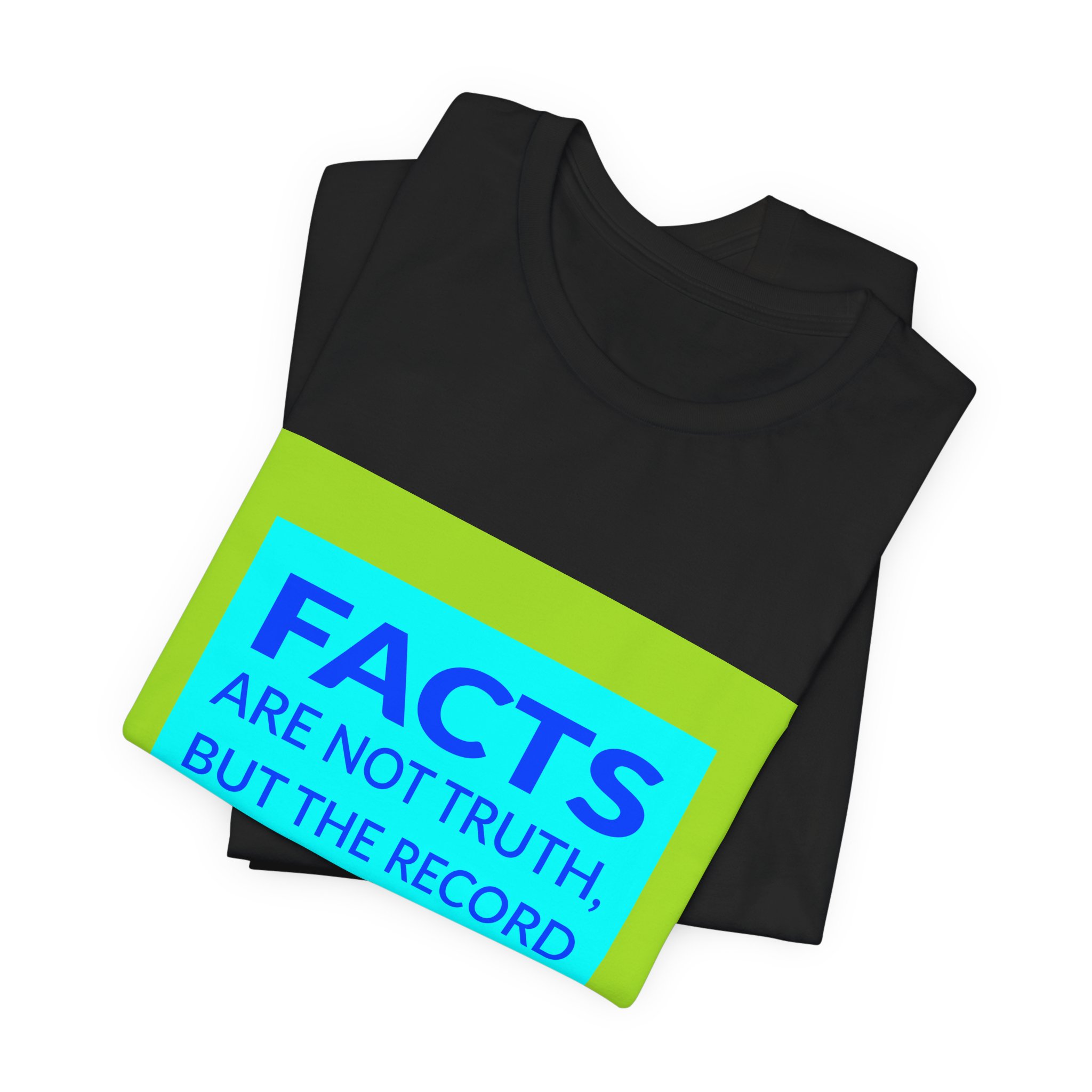 'Facts Are Not Truth, but' — Hilary Mantel Quote Tee | RQuéV Black-on-White Statement Shirt — Classic Tee - Image 4