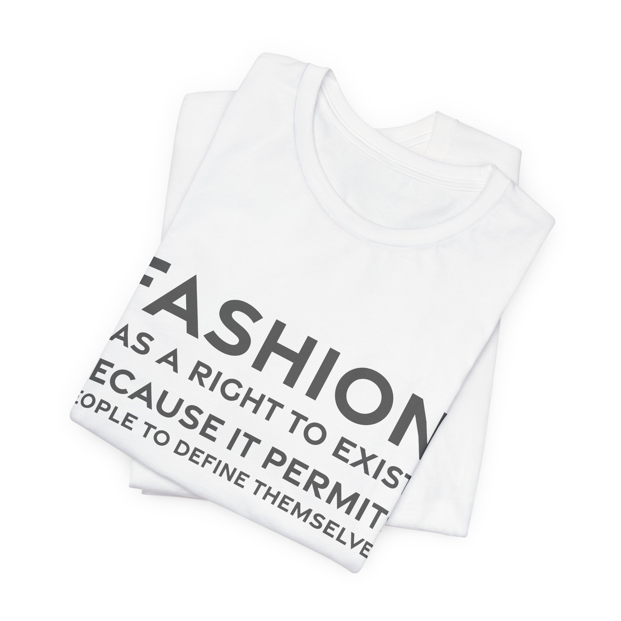'Fashion Has a Right to' — Ann Demeulemeester Quote Tee | RQuéV Typographic Statement Tee — Classic Tee - Image 5