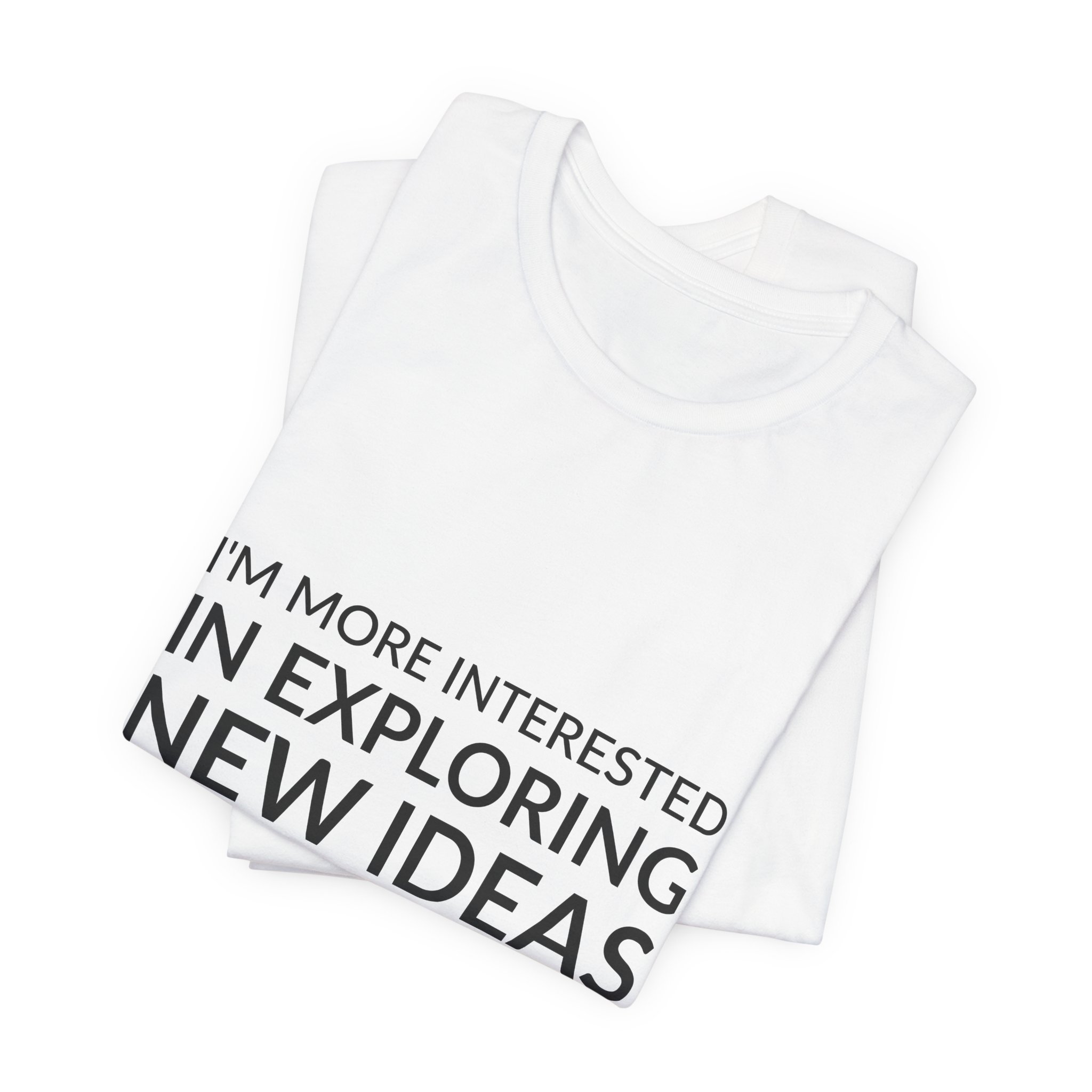 'I'm More Interested in Exploring' — Phoebe Philo Quote Tee | Wear Words Black-on-White Literary Tee — Classic Tee - Image 7