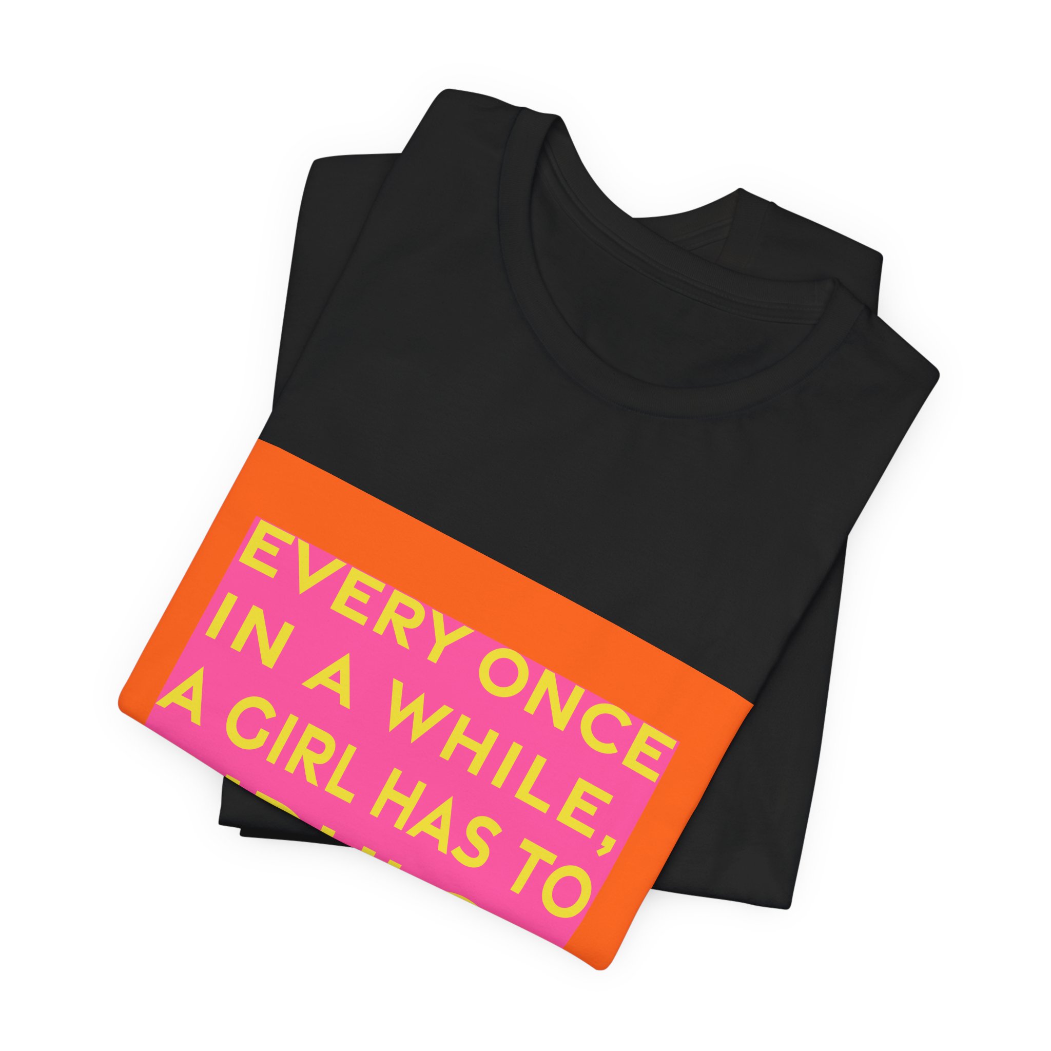 'Every Once in a While,' — Sarah Jessica Parker Quote Tee | RQuéV Black-on-White Literary Tee — Classic Tee - Image 4