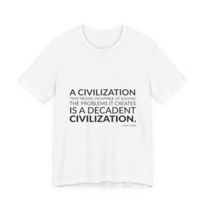 'A Civilization That Proves Incapable' — Aimé Césaire Quote Tee | Wear Words Typographic Statement Tee — Classic Tee