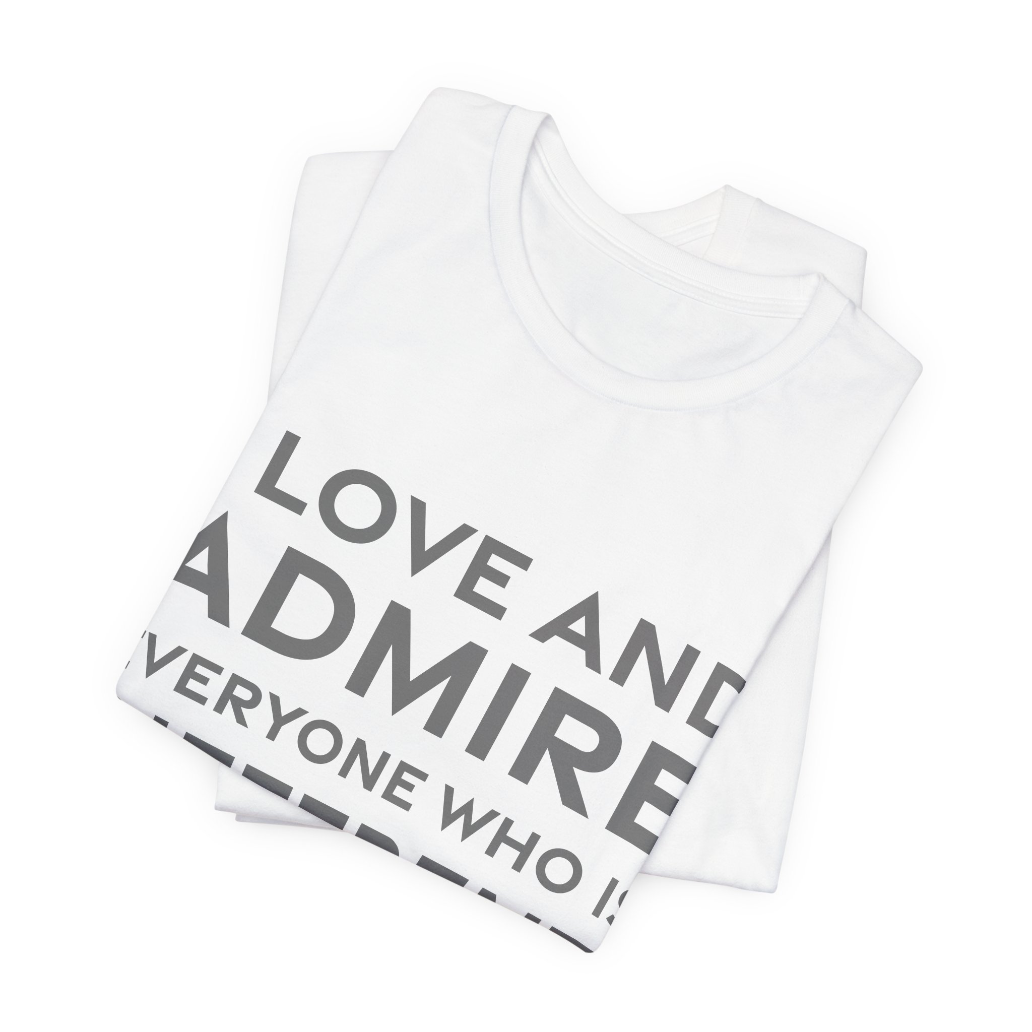 'I Love That' — Jean Paul Gaultier Quote Tee | RQuéV Black-on-White Literary Tee — Classic Tee - Image 2