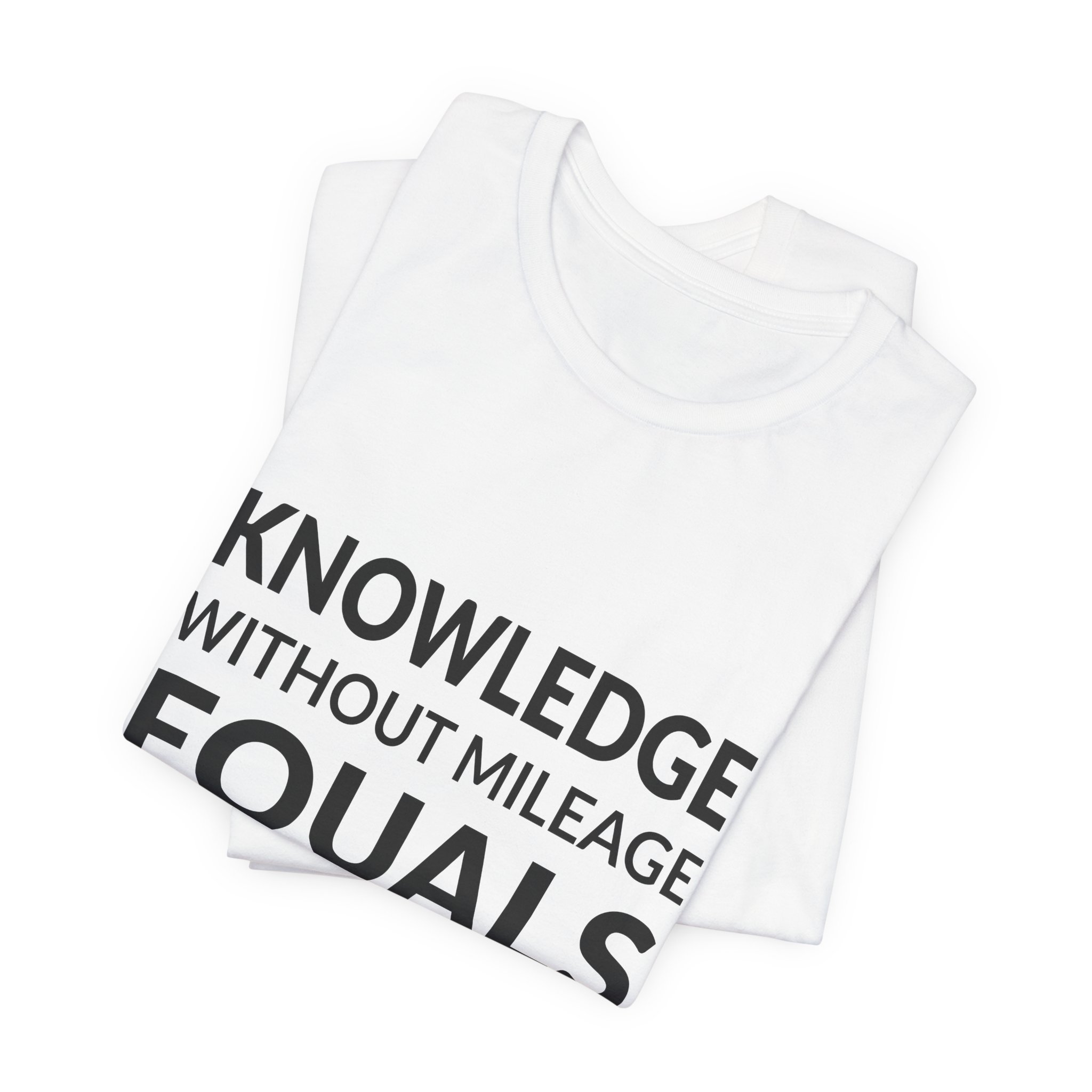 'Knowledge Without Mileage Equals Bullshit' — Henry Rollins Quote Tee | RQuéV Typographic Statement Tee — Classic Tee - Image 3