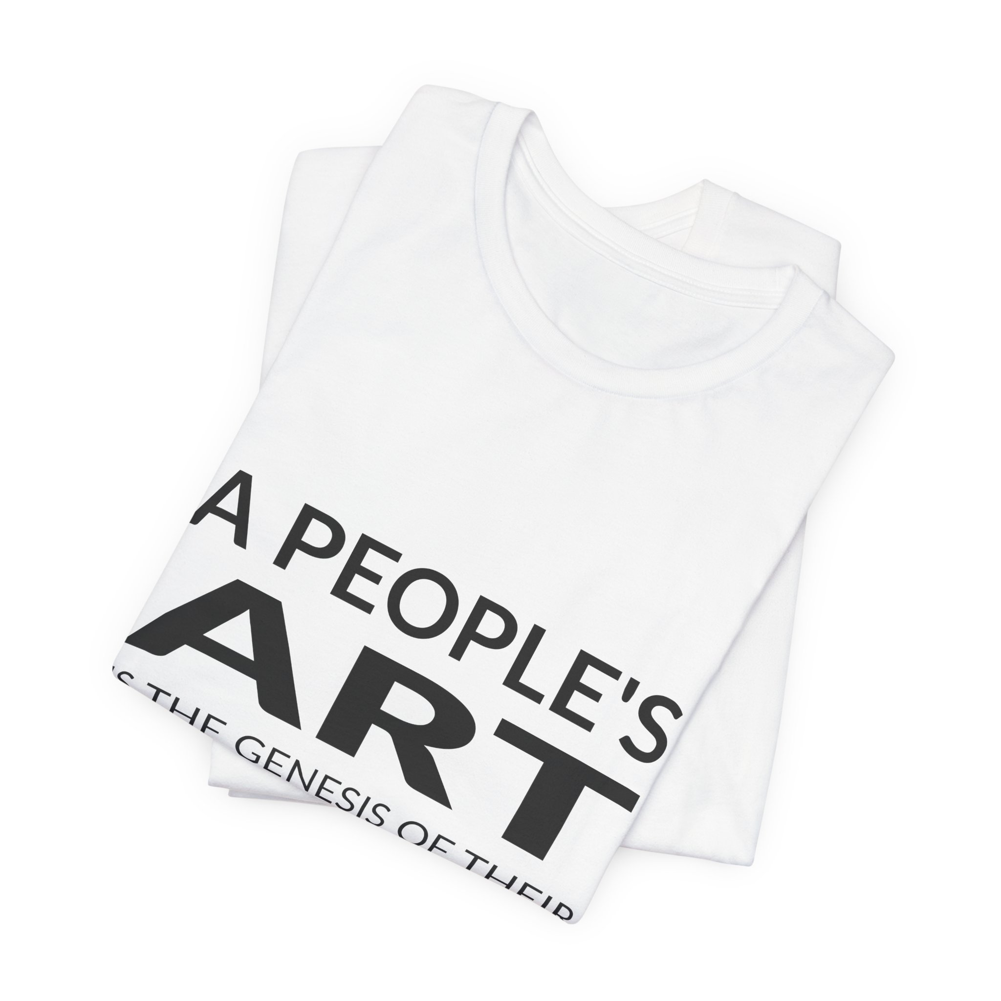 'A People's Art is the' — Claudia Jones Quote Tee | RQuéV Black-on-White Statement Shirt — Classic Tee - Image 8