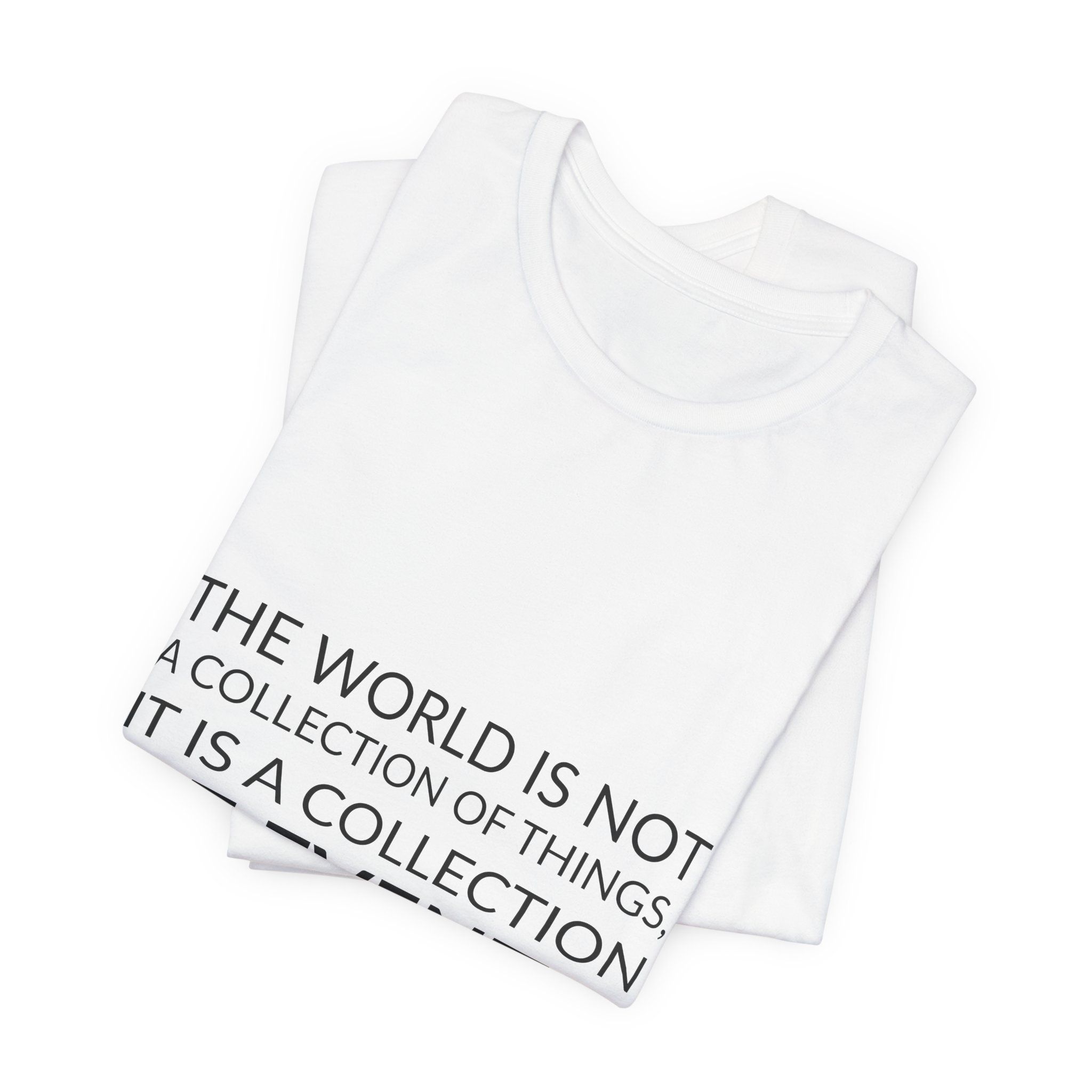 'The World is Not a' — Carlo Rovelli Quote Tee | Wear Words Black-on-White Statement Shirt — Classic Tee - Image 6