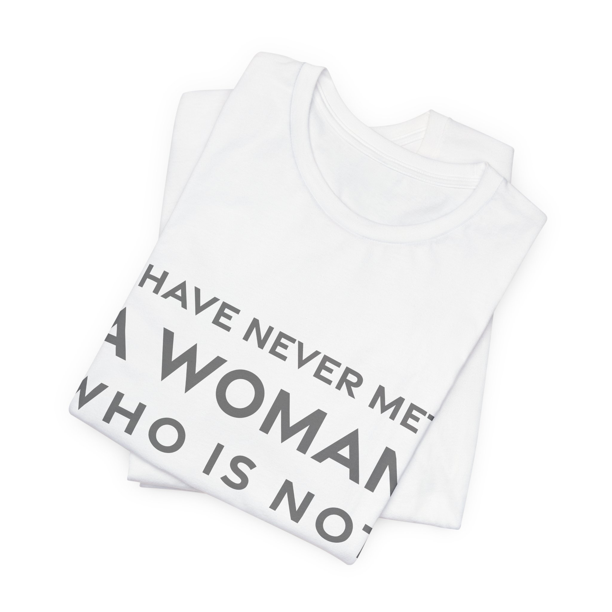 'They Don't Exist' — Diane von Fürstenberg Quote Tee | RQuéV Typographic Statement Tee — Classic Tee - Image 3