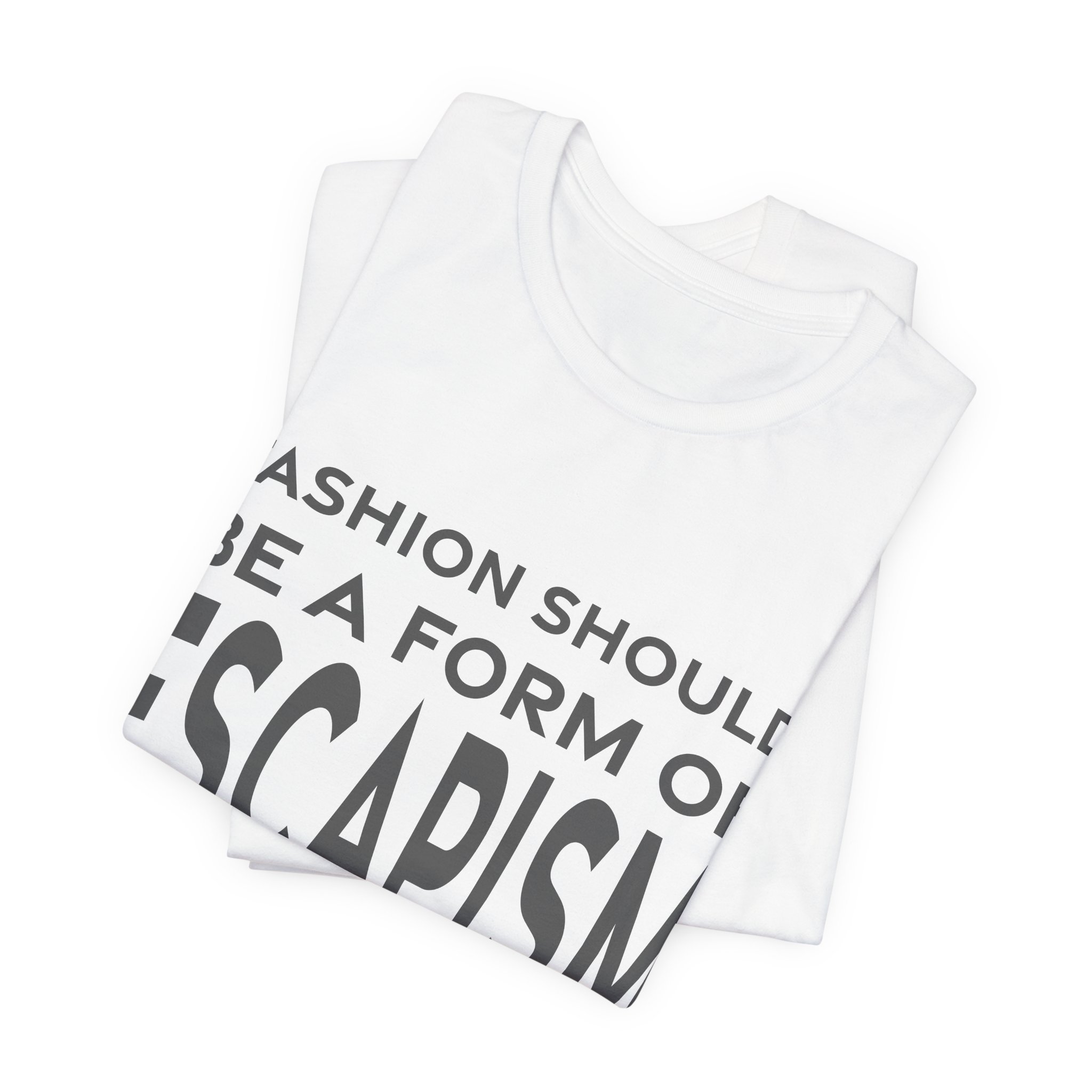 'Fashion Should Be a Form' — Alexander McQueen Quote Tee | RQuéV Typographic Statement Tee — Classic Tee - Image 4