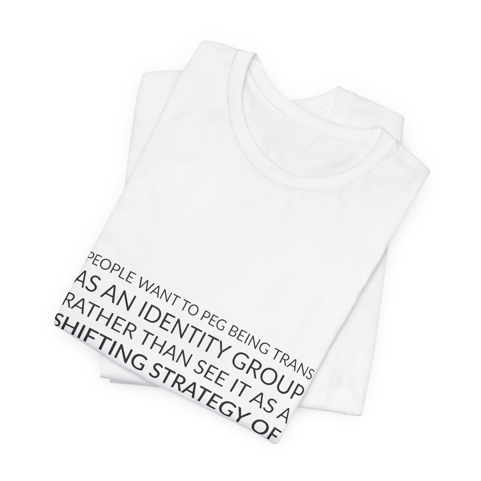 'People Want to Peg Being' — Wu Tsang Quote Tee | Wear Words Typographic Statement Tee — Classic Tee - Image 5